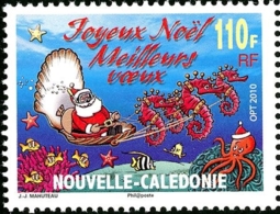 Joyeux Noël - Meilleurs Vœux 2010 - Unused Stamps