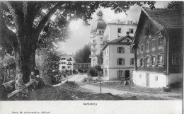 SEELISBERG → Mutter Mit Kinder Unter Dem Baum Beim Hotel Sonnenberg - Seelisberg