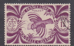 New Caledonia SG 273 1942 Free French Issue 1 F Mauve Used - Used Stamps