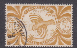 New Caledonia SG 278 1942 Free French Issue 5 F Yellow Used - Usados