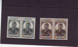 SAINT PIERRE Et MIQUELON . GOUVERNEUR GENERAL EBOUE . Neufs Sans Charnieres MNH**  N: 323 Et 324 Par 2 Exemplaires - Unused Stamps