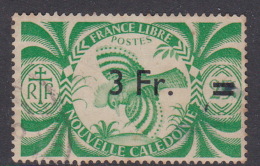New Caledonia SG 296 1945 Free French Issue Overprinted 3 F On 25f Used - Oblitérés