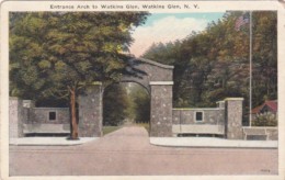 New York Watkins Glen Entrance Arch - Adirondack