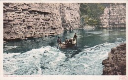 New York Boat Entering The Ausbale Chasm 1908 Detroit Publishing - Adirondack