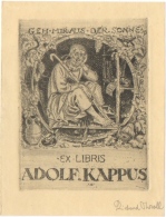 Ex-Libris. Adolf  Kappus /  Richard Throll. - Ex-libris