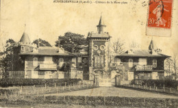 CPA   ( 78) AUBERGENVILLE Chateau De La Mare Plate - Aubergenville