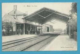 CPA - Chemin De Fer La Gare RUE 80 - Rue