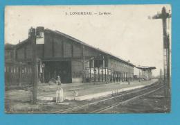 CPA - Chemin De Fer La Gare LONGUEAU 80 - Longueau