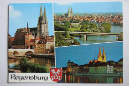 (9/1/80) AK "Regensburg" Mehrbildkarte Mit 3 Ansichten - Regensburg