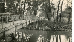 CPSM 41 LAMOTTE BEUVRON PASSERELLE SUR LE BEUVRON 1955 - Lamotte Beuvron