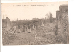 HERMIES   La Rue Basse Enlisée Dans Les Ruines - Autres & Non Classés