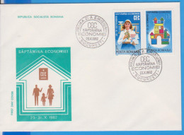 ECONOMY WEEK CEC BANK ROMANIA FDC - FDC