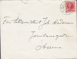 Denmark Brotype IIc DALMOSE (NO COMMON Cds.) 1912 Cover Brief ASSENS (Arr.) (2 Scans) - Storia Postale