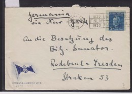 O 1935 CUBA-CARIBE, MEDICAL RESEARCHER  THEORY METAXENICA - AEDES AEGYPTI,  5C. BLUE, COVER TO GERMANY VIA NEW YORK, XF - Poste Aérienne