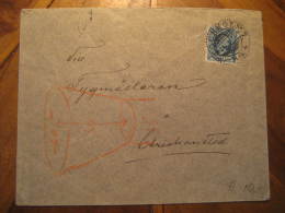 Stockholm 1912 ? To Christianstad Stamp On Cover Sweden - Briefe U. Dokumente
