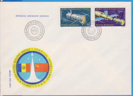 SPACE MISSION COSMOS ROMANIA FDC - FDC