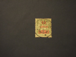 ZANZIBAR - 1896/900 ALLEGORIA 10  Su 1 Fr. - TIMBRATO/USED - Oblitérés