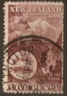 NZ 1898 5d Otira Gorge SG 253a U #UH73 - Usados