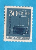 1956 793 C  JUGOSLAVIJA JUGOSLAWIEN JUGOSLAVIA NIKOLA TESLA RARO PERFORATION 12 1-2  MNH - Physics