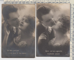 Donne Donna Woman Femme Coppia Coppie Innamorati  Lotto 2 Cartoline 1926 - Couples