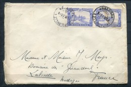 Belgian Congo 1933 - Cover Leopoldville To Lalinde France. Wax Seal - Briefe U. Dokumente