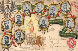 CARTOLINA DI  54° FANTERIA 16 APRILE 1904 43° ANNIVERSARIO COMMEMORATIVO VIAGGIATA 1904 - Einweihungen