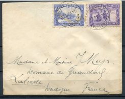 Belgian Congo 1934 - Cover Leopoldville To Lalinde France. Wax Seal - Briefe U. Dokumente