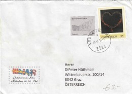 Austria 2014 - Personalized Stamp With Heart On Cover - Personalisierte Briefmarken