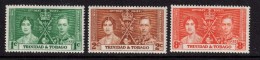 TRINIDAD & TOBAGO 1937 Coronation Omnibus Set - Mint Hinged - MH * - 5B806 - Trinidad Y Tobago