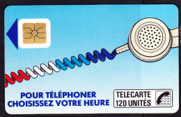 Frankreich France - Telecarte Cordon 120 Mit Motiv "Telefonschnur" 08/91 - Gebraucht Used - Telefonschnur (Cordon)