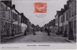 AILLY-sur-NOYE - Rue Sadi-Carnot - Belle Animation - Carte Glacée - Ailly Sur Noye