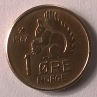 Monnaie - Norvège - 1 Ore 1967 - TTB - - Norway