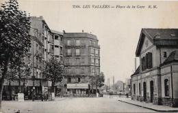 CPA Les Vallées Hauts De Seine Non Circulé La Gare Commerces - Neuilly Sur Seine