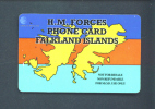 FALKLAND ISLANDS  -  Remote Phonecard As Scan/Military Use Only - Isole Falkland