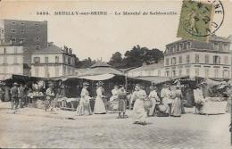 CPA Neuilly Sur Seine  Hauts De Seine Circulé Marché De Sablonville - Neuilly Sur Seine