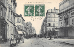 75-PARIS 15-  RUE DE LA CROIX NIVERT, PRISE DU THEATRE - Arrondissement: 15