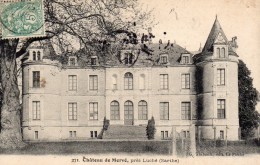 CPA     -     CHATEAU DE MERVE     -       PRES LUCHE - Luche Pringe