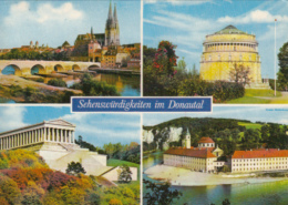 42626- REGENSBURG- THE BRIDGE, ST PETER'S CHURCH, WALHALLA, MONASTERY, LIBERATION HALL - Regensburg