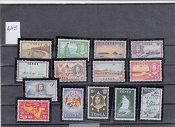 Tonga 1953, Complete Set, Mint, VF, A2033 - Tonga (...-1970)
