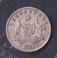 Australia 1922 Threepence GF/aVF - Threepence