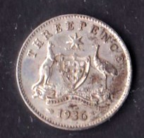 Australia 1936 Threepence EF - Threepence