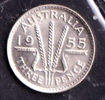 Australia 1955 Threepence UNC - Threepence