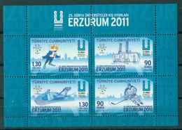 AC - TURKEY BLOCK STAMP - 25th WINTER UNIVERSIADE ERZURUM SOUVENIR SHEET  MNH 27 JANUARY 2011 - Blocks & Sheetlets