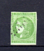 Cérès,  42 B Ø, Cote 180 €, - 1870 Bordeaux Printing