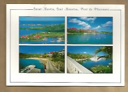 Jolie CP Guadeloupe Antilles Ile De Saint Martin Port De Plaisance Multivue - CAD 22-02-1998 - Saint Martin