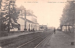 ¤¤  -  217   -  OUDON   -   La Gare , Chemin De Fer    -   ¤¤ - Oudon