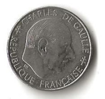 1 Franc Charles De Gaulle 1988 - 1 Franc