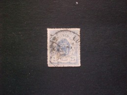 STAMPS LUSSEMBURGO 1859 STEMMA 25 CENT N. 20 (YVERT) - 1859-1880 Wappen & Heraldik