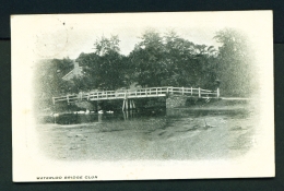 ENGLAND  -  Clun  Waterloo Bridge  Used Vintage Postcard As Scans - Shropshire