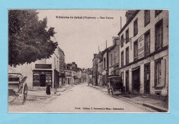 VILLAINES LA JUHEL -- Rue Neuve + Hôtel Du Croissant TESSIER + Commerces ++ - Villaines La Juhel